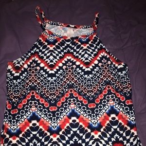 Red white and blue holster top tank
